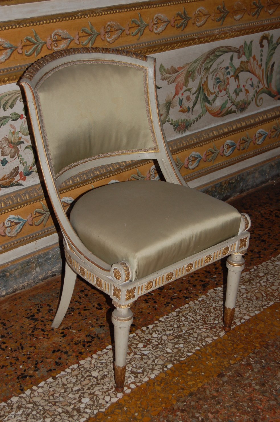 sedia, serie - ambito lombardo (secc. XVIII/ XIX)