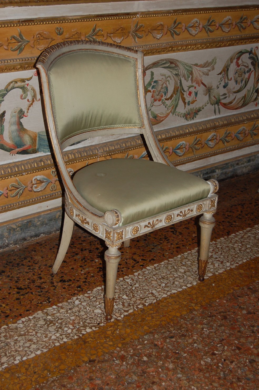 sedia, serie - ambito lombardo (secc. XVIII/ XIX)