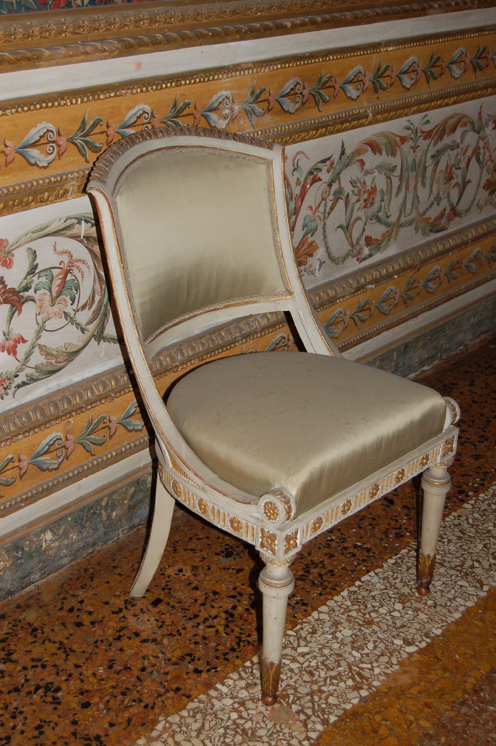 sedia, serie - ambito lombardo (secc. XVIII/ XIX)