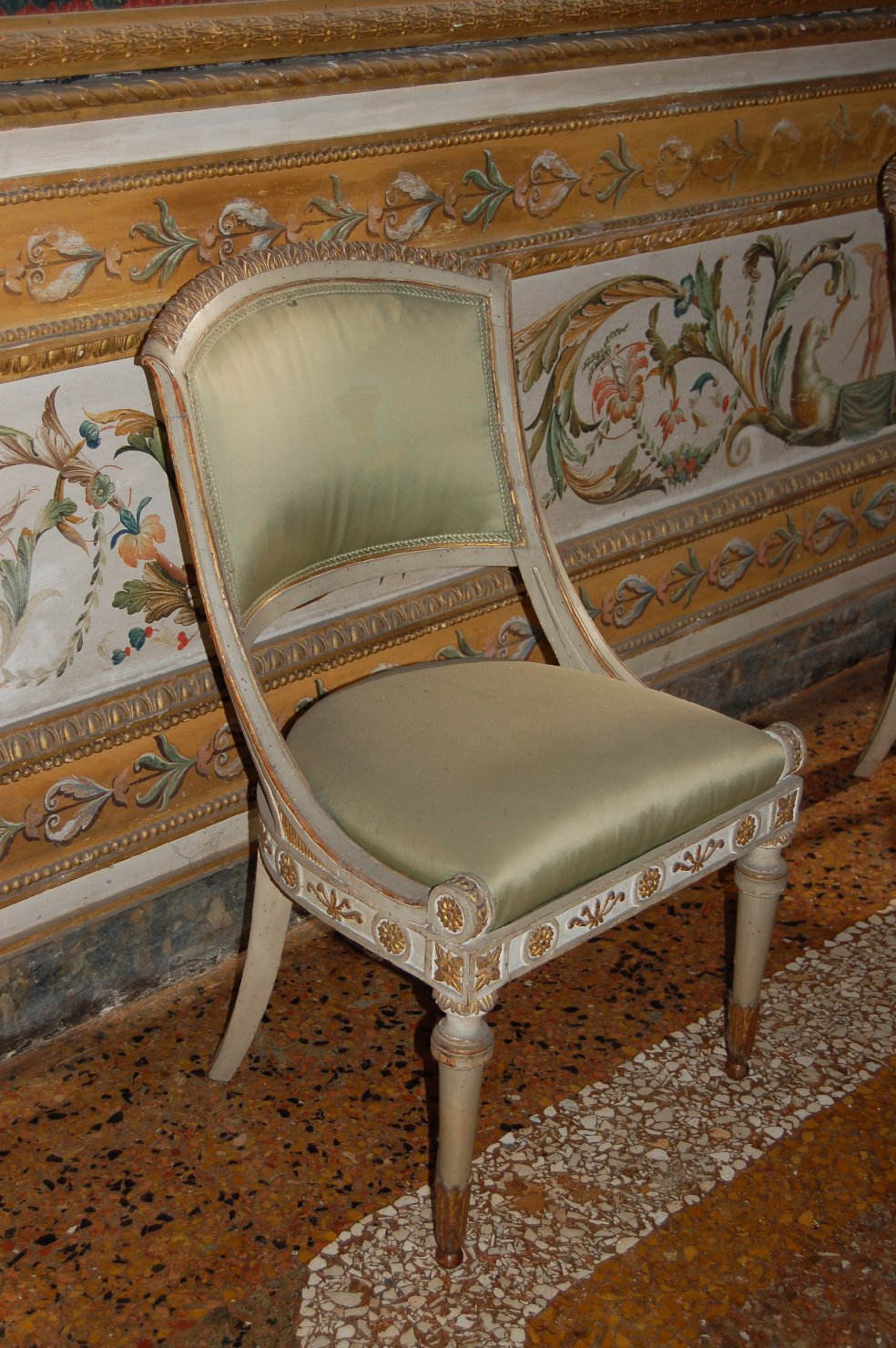 sedia, serie - ambito lombardo (secc. XVIII/ XIX)