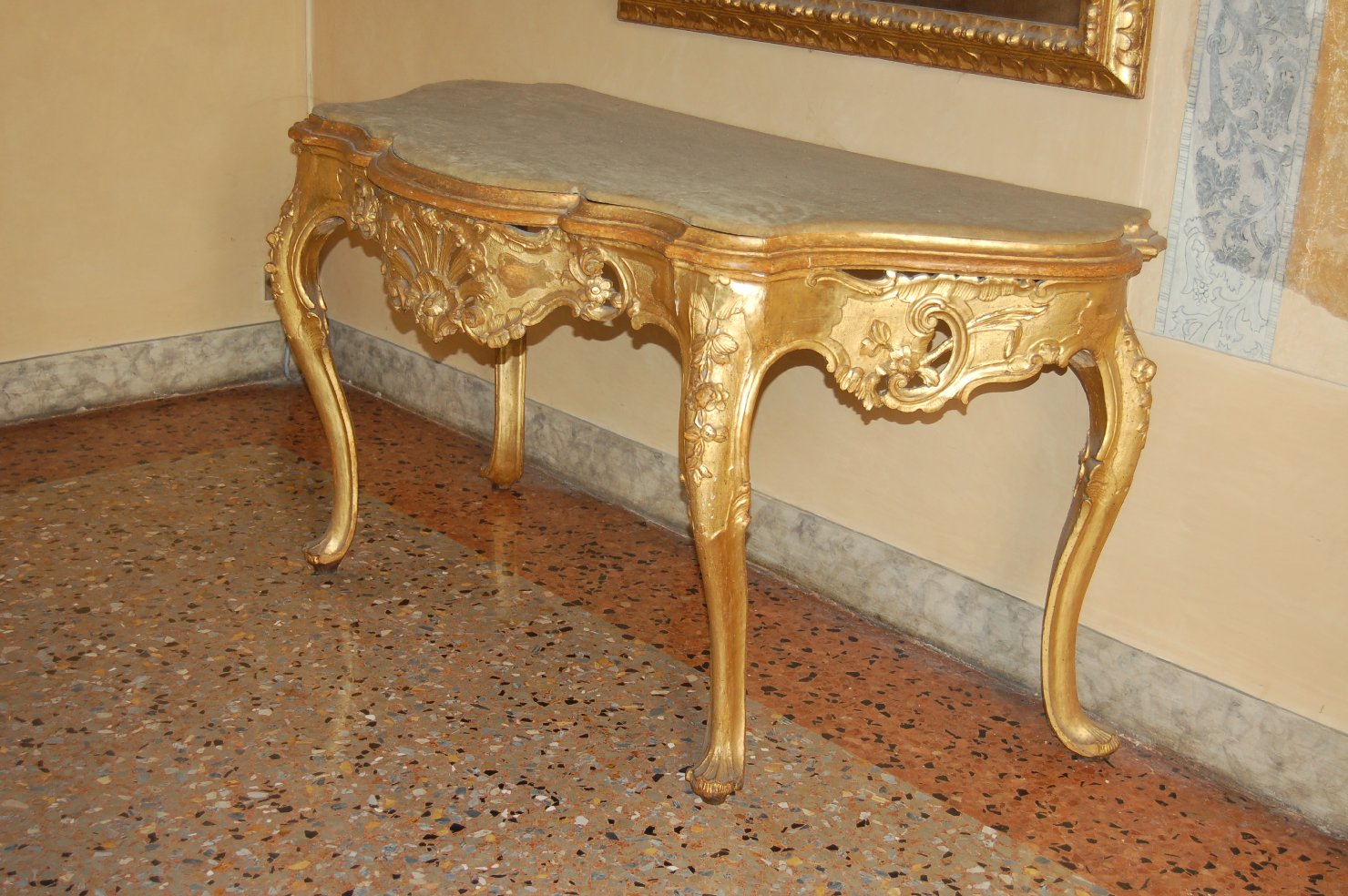 tavolo da muro, opera isolata - ambito Italia settentrionale (sec. XVIII)