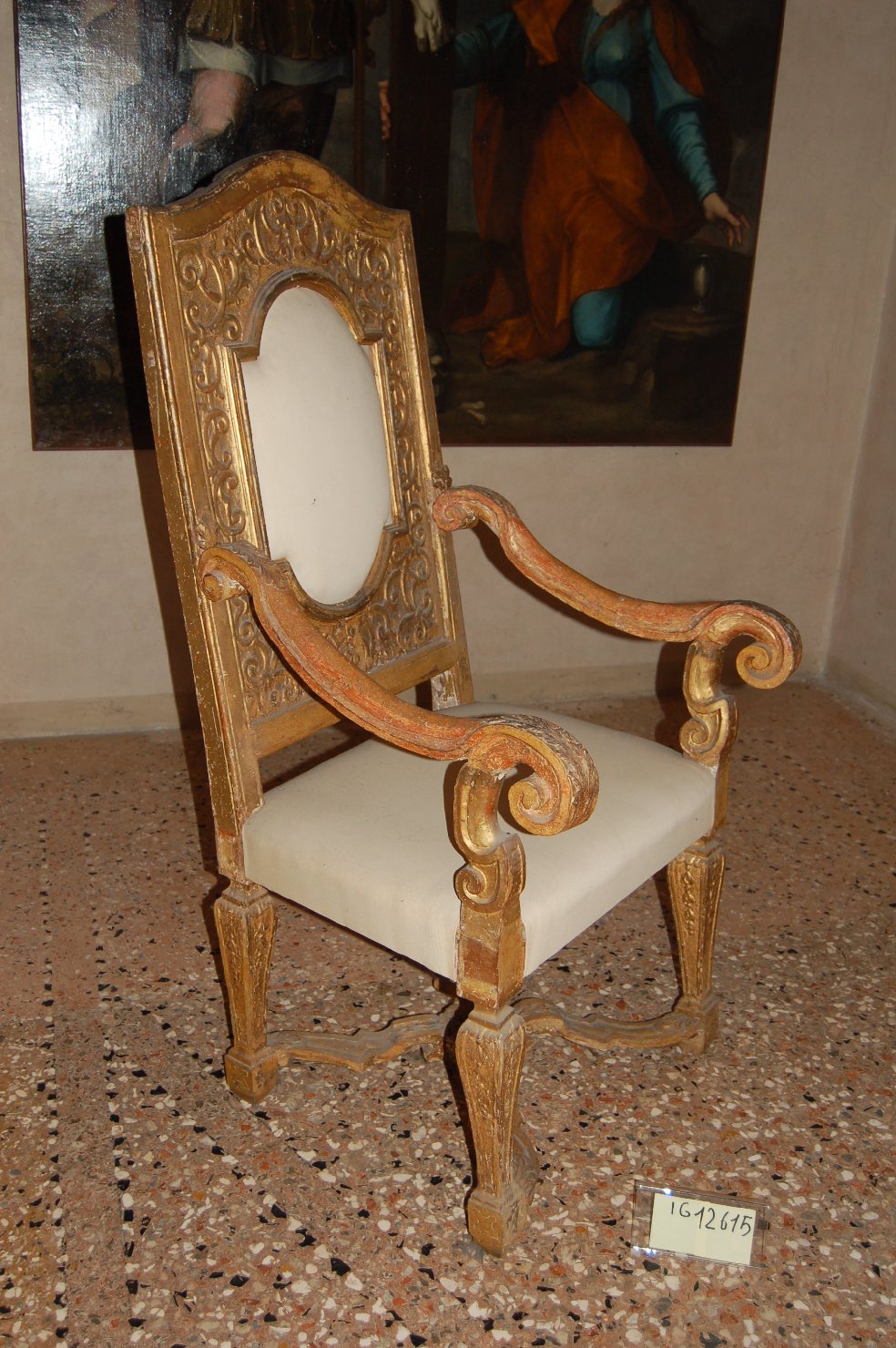 seggiolone, insieme - ambito Italia settentrionale (fine, inizio sec. XVII, sec. XVIII)