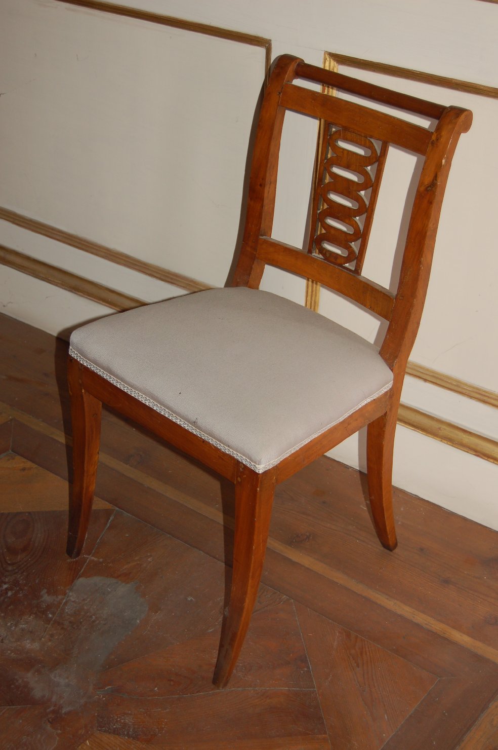 sedia, serie - ambito lombardo (primo quarto sec. XIX)