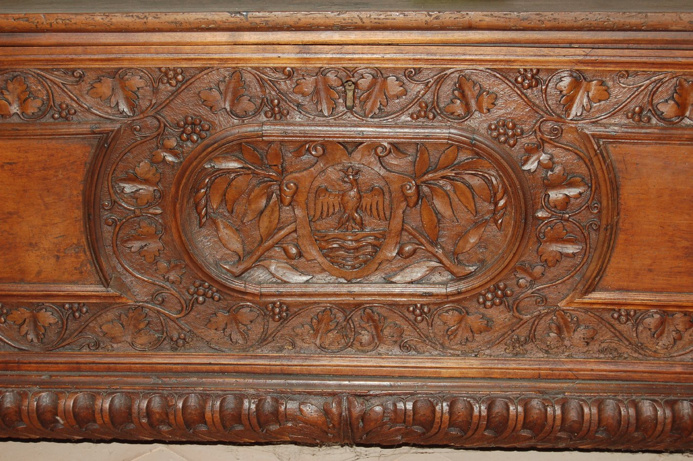 cassone, opera isolata - ambito Italia settentrionale (ultimo quarto sec. XVI)