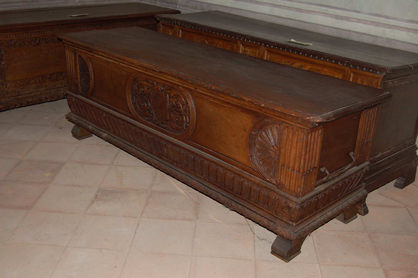 cassone, opera isolata - ambito Italia settentrionale (sec. XVI)