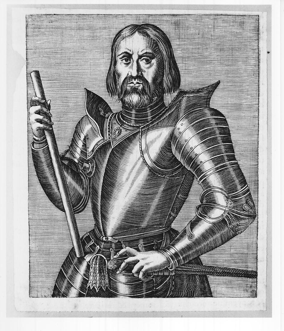 Francesco II Gonzaga, quarto marchese di Mantova (n. 1466 - m. 1519) (stampa) - ambito Italia settentrionale (sec. XVII)