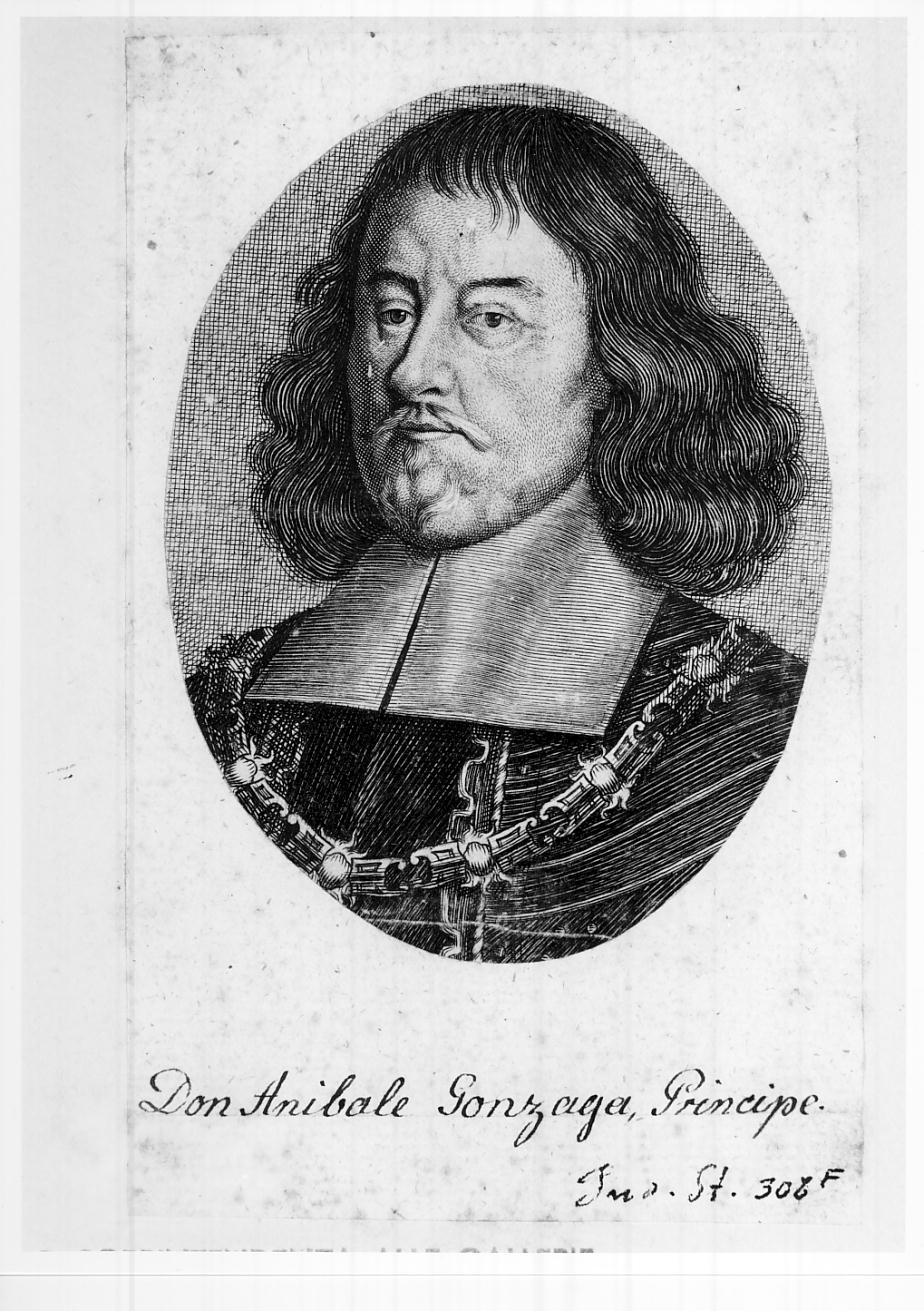 Annibale Gonzaga (stampa tagliata) di Meyssens Cornelis, Toorenvliet Jacob (sec. XVII)
