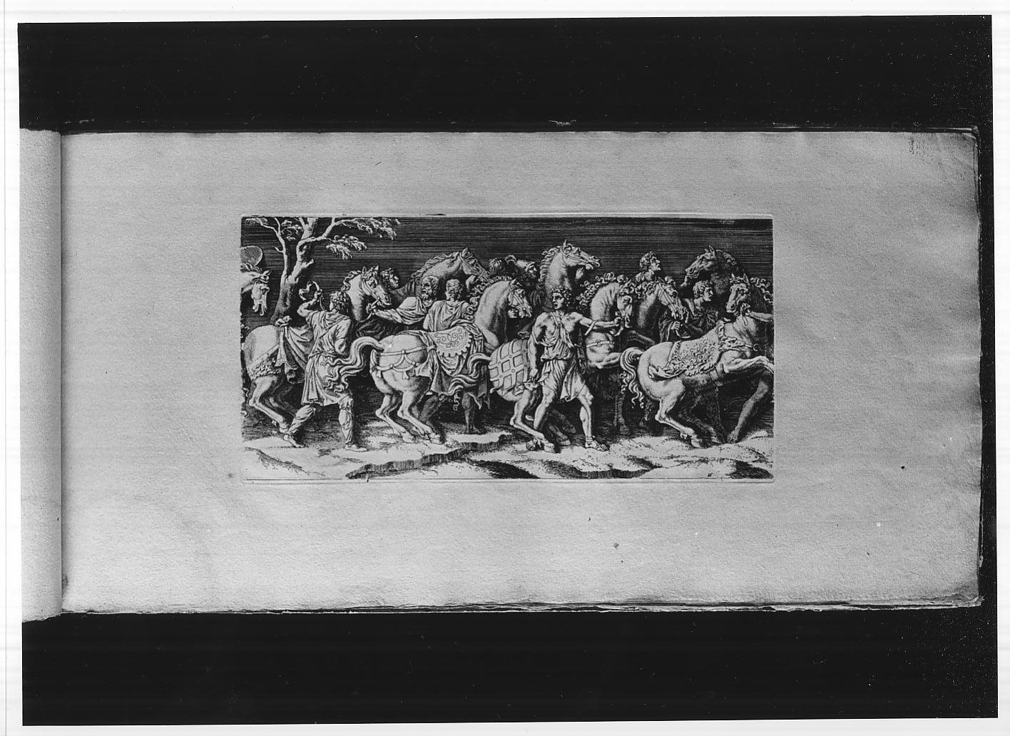 Palafrenieri (stampa, serie) di Bouzonnet Stella Antoinette, Giulio Romano, Bouzonnet Stella Antoine (fine sec. XVIII)