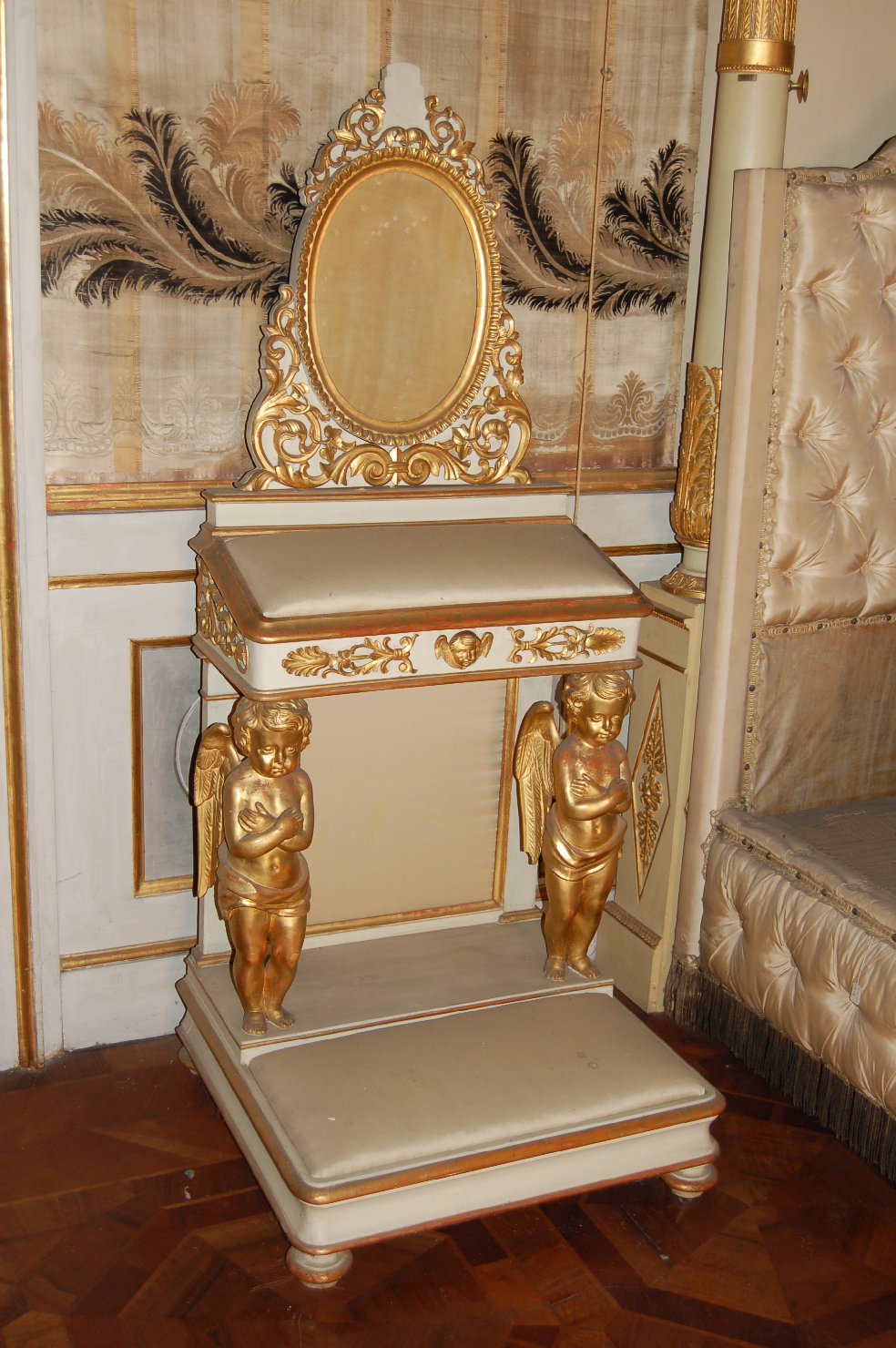 inginocchiatoio, opera isolata - ambito mantovano (sec. XIX)