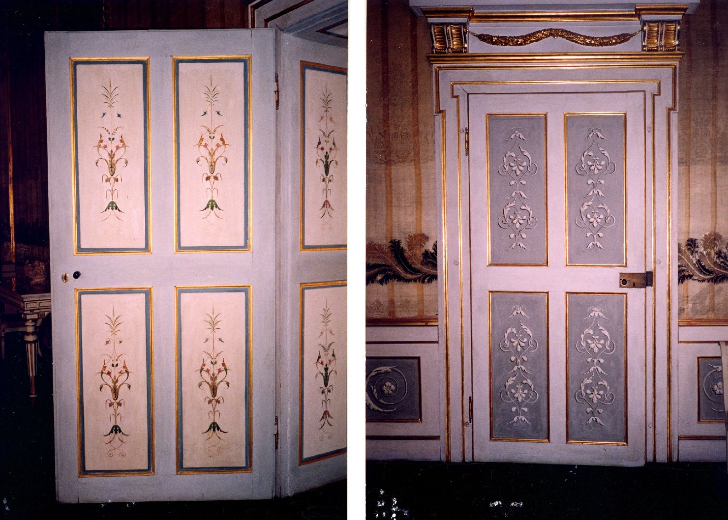 porta - ad un battente, opera isolata - ambito mantovano (sec. XVIII, sec. XIX)