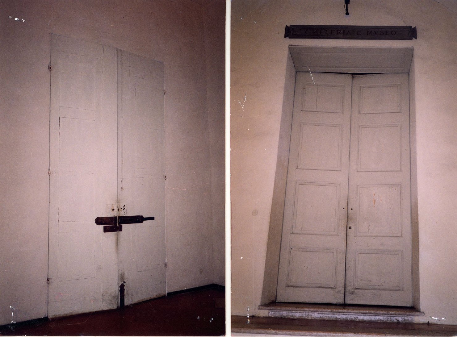 porta - a due battenti, serie - produzione mantovana (sec. XVIII, sec. XIX)