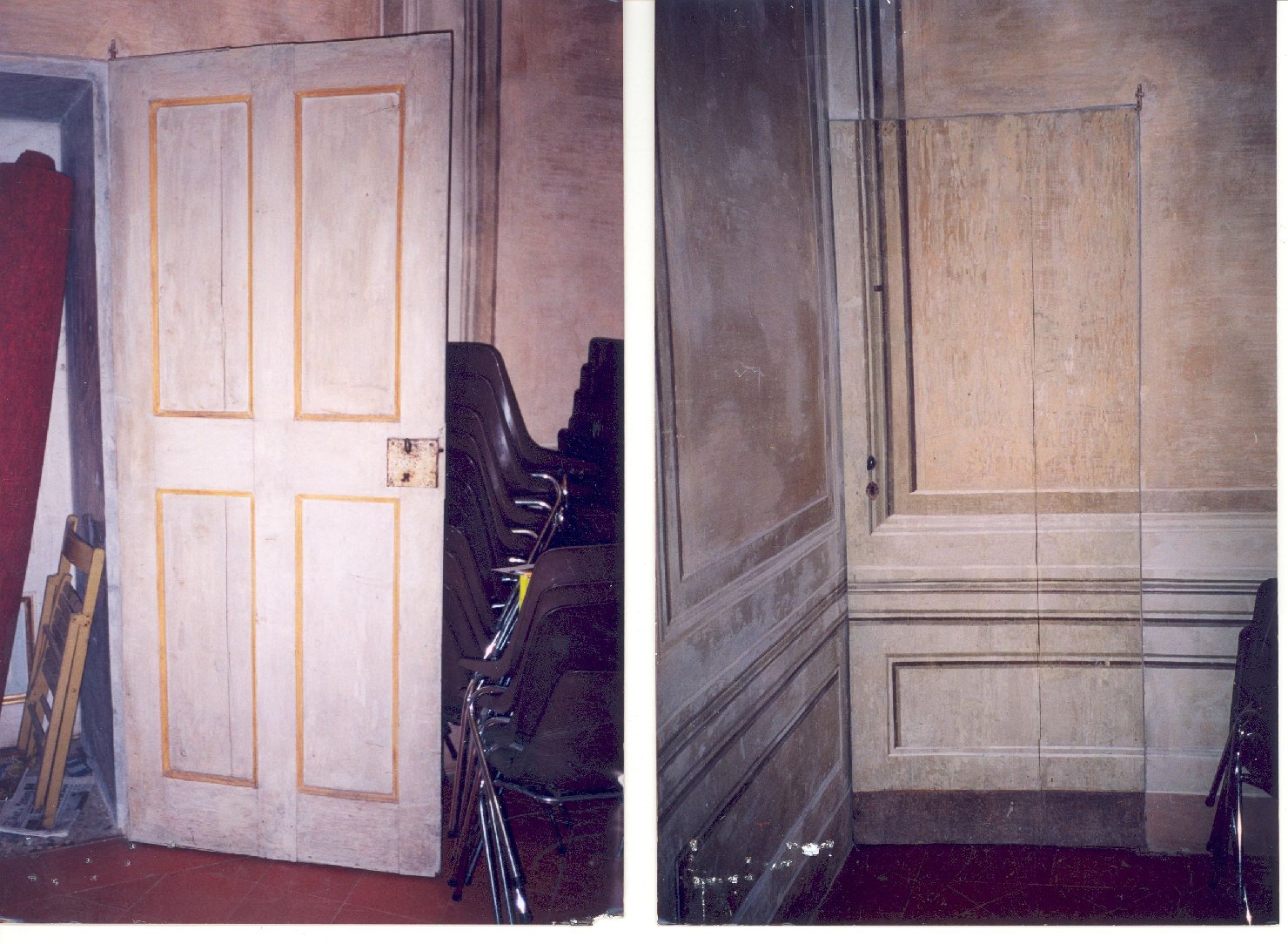 porta - ad un battente, opera isolata - produzione mantovana (sec. XVIII)