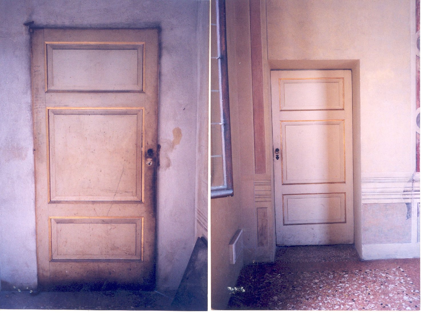 porta - ad un battente, serie - produzione mantovana (ultimo quarto sec. XVIII)