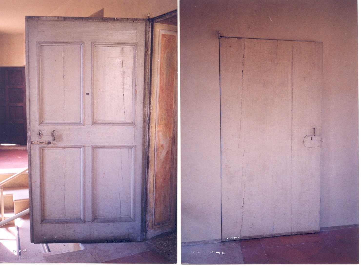 porta - ad un battente, serie - produzione mantovana (ultimo quarto sec. XVIII)