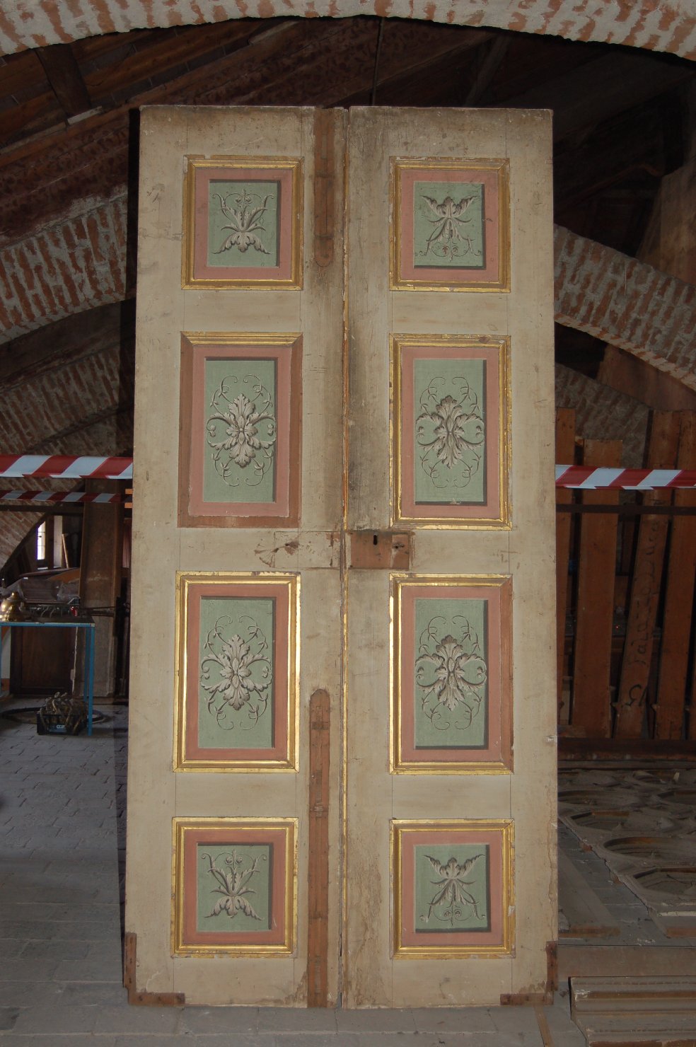 porta - a due battenti, serie - ambito mantovano (sec. XVIII)