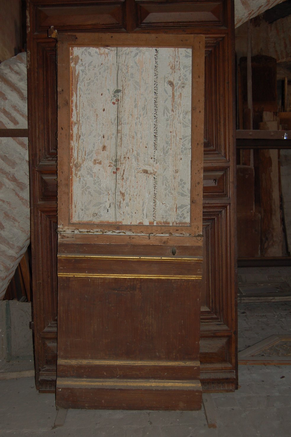 porta - ad un battente, opera isolata - ambito mantovano (secc. XVIII/ XIX)
