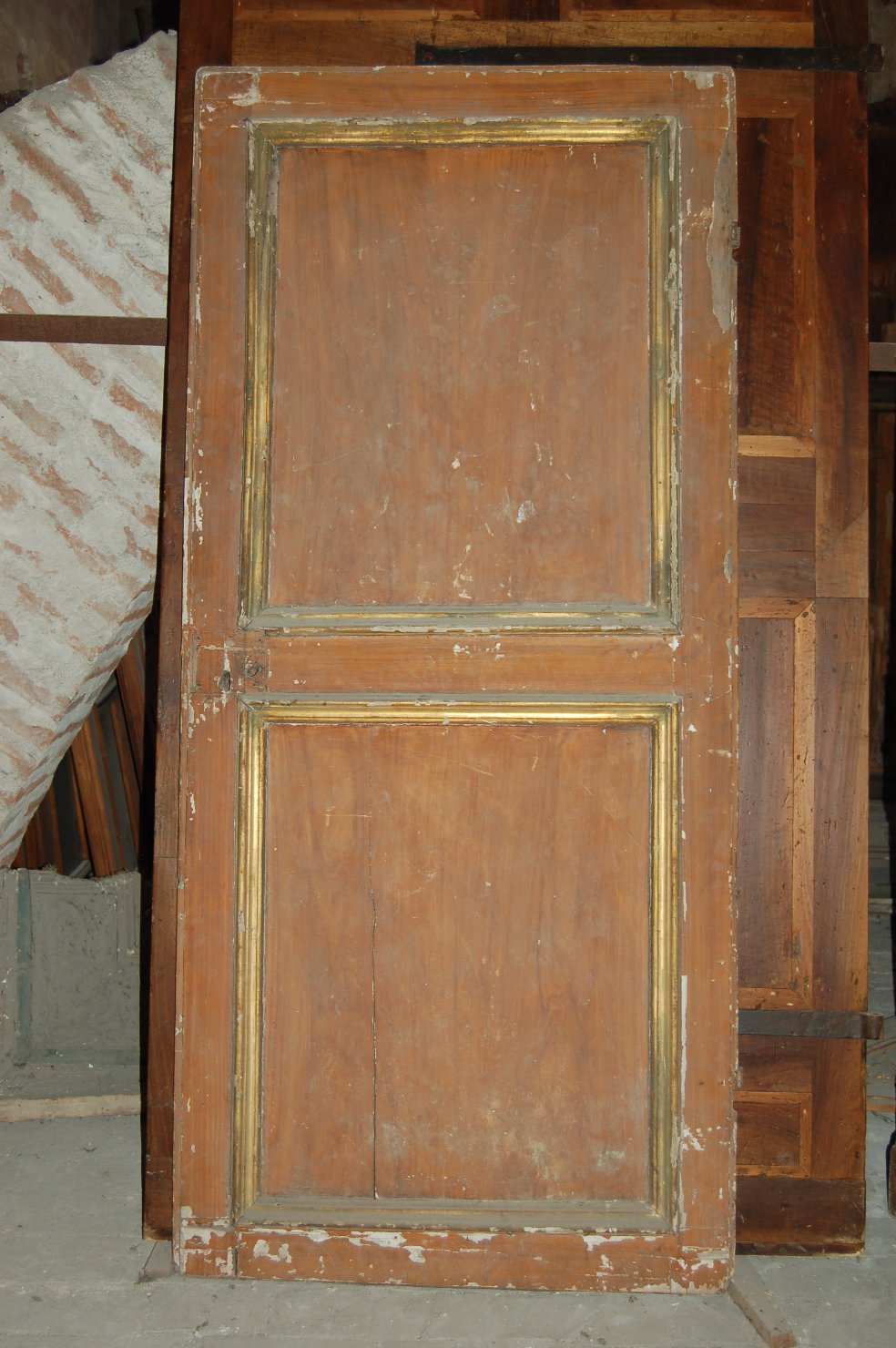 porta - ad un battente, opera isolata - ambito mantovano (fine/inizio secc. XVIII/ XIX)