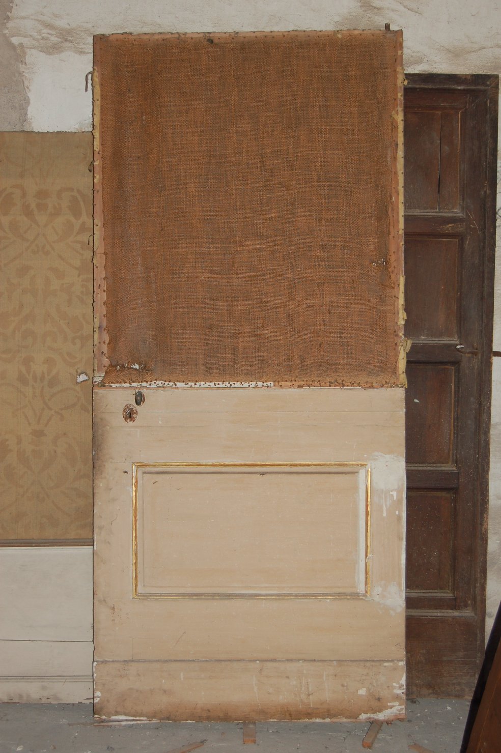 porta - ad un battente, opera isolata - ambito mantovano (sec. XVIII, sec. XIX)