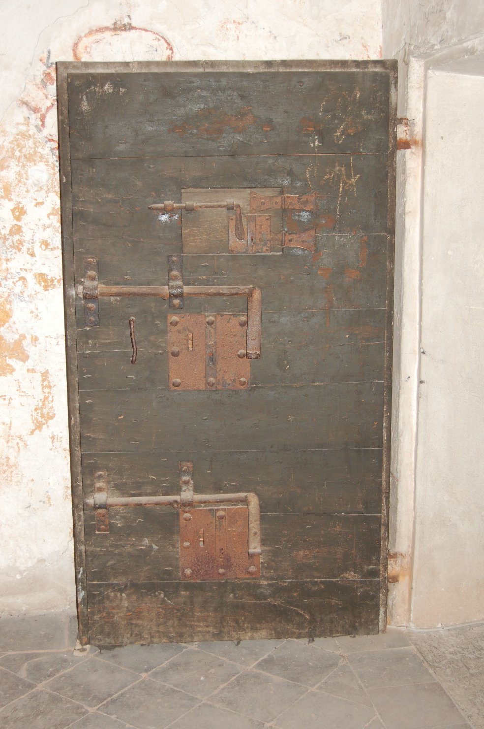 porta - ad un battente, opera isolata - produzione mantovana (sec. XIX)