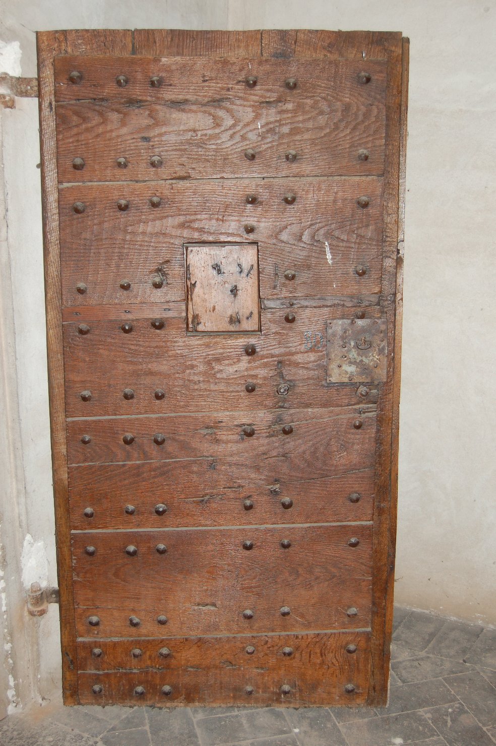 porta - ad un battente, opera isolata - produzione mantovana (sec. XIX)