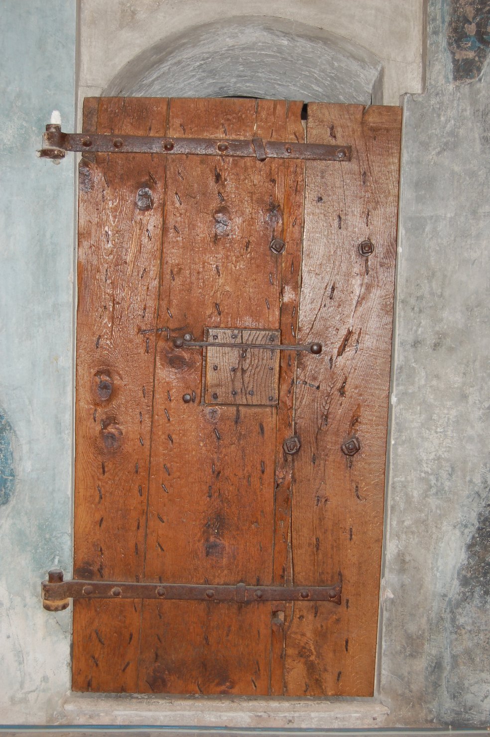 porta - ad un battente, opera isolata - produzione mantovana (sec. XIX)