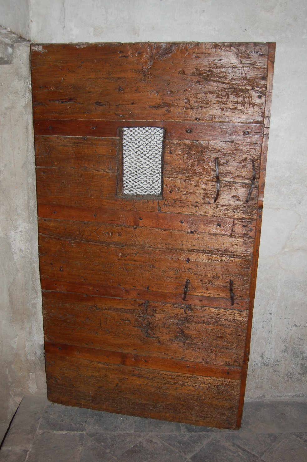 porta - ad un battente, opera isolata - produzione mantovana (sec. XIX)