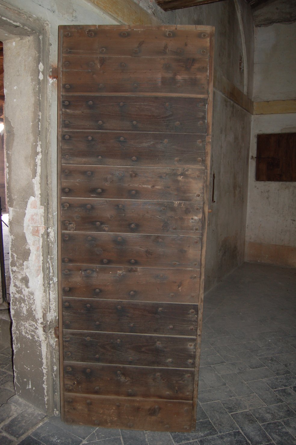 porta - ad un battente, opera isolata - produzione mantovana (sec. XIX)