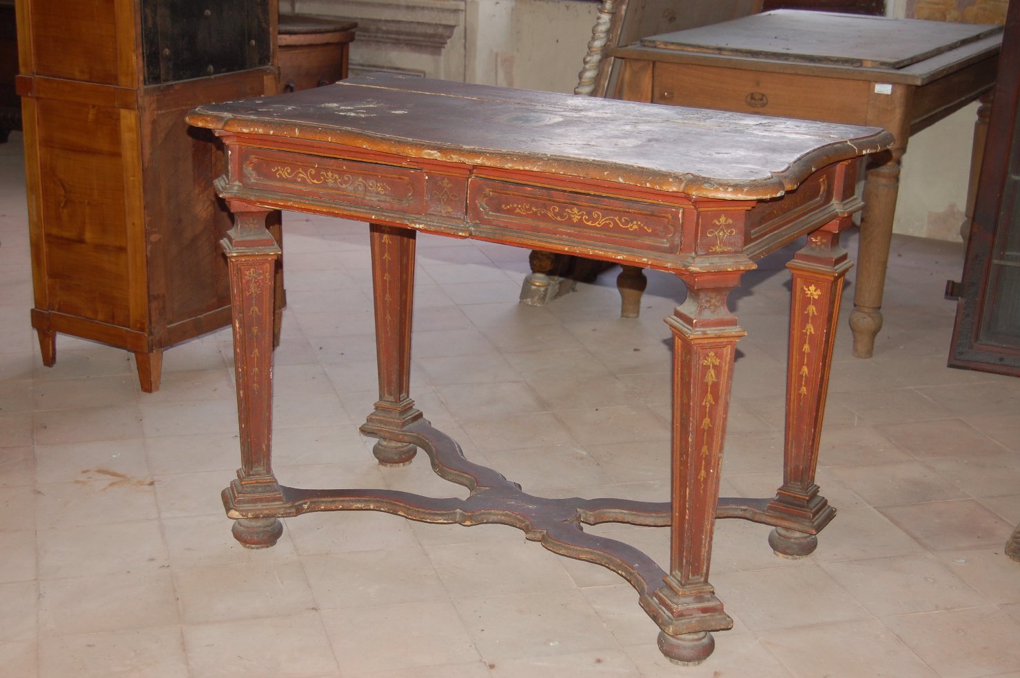 tavolo da muro, opera isolata - ambito Italia centro-settentrionale (fine/inizio secc. XVII/ XVIII)