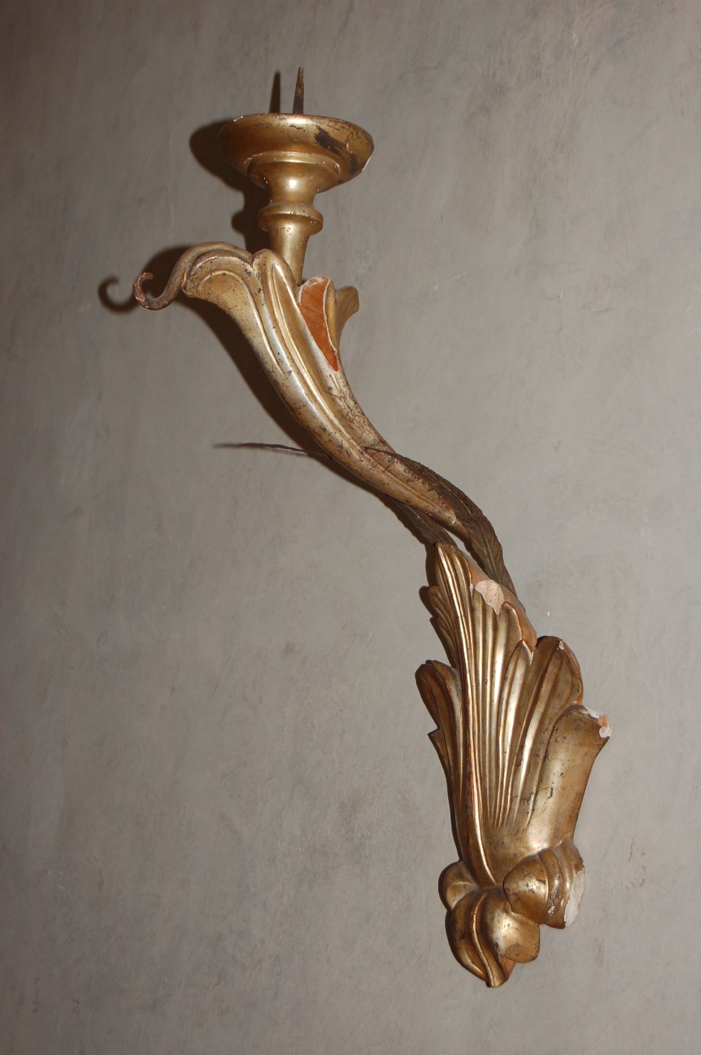 candeliere da parete, serie - ambito italiano (ultimo quarto sec. XVII)