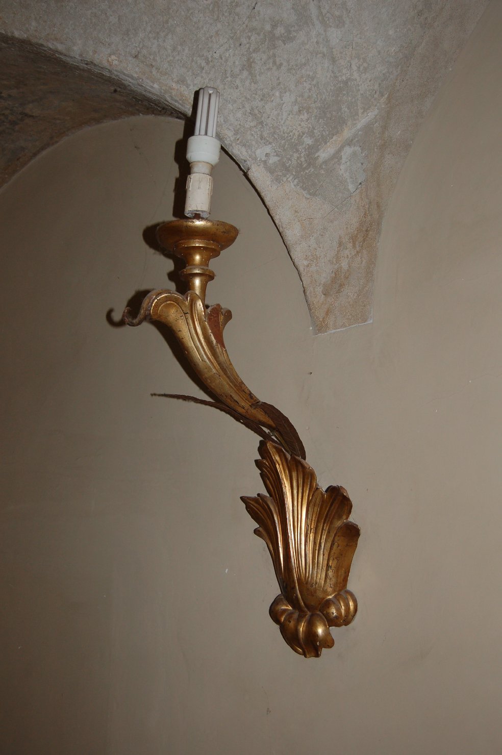 candeliere da parete, serie - ambito italiano (ultimo quarto sec. XVII)