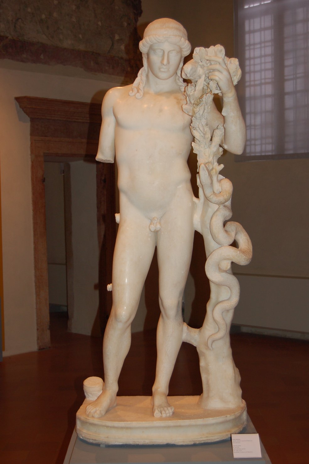 Apollo (c.d. Apollo di Mantova) (scultura, opera isolata) - arte romana (terzo quarto sec. II)