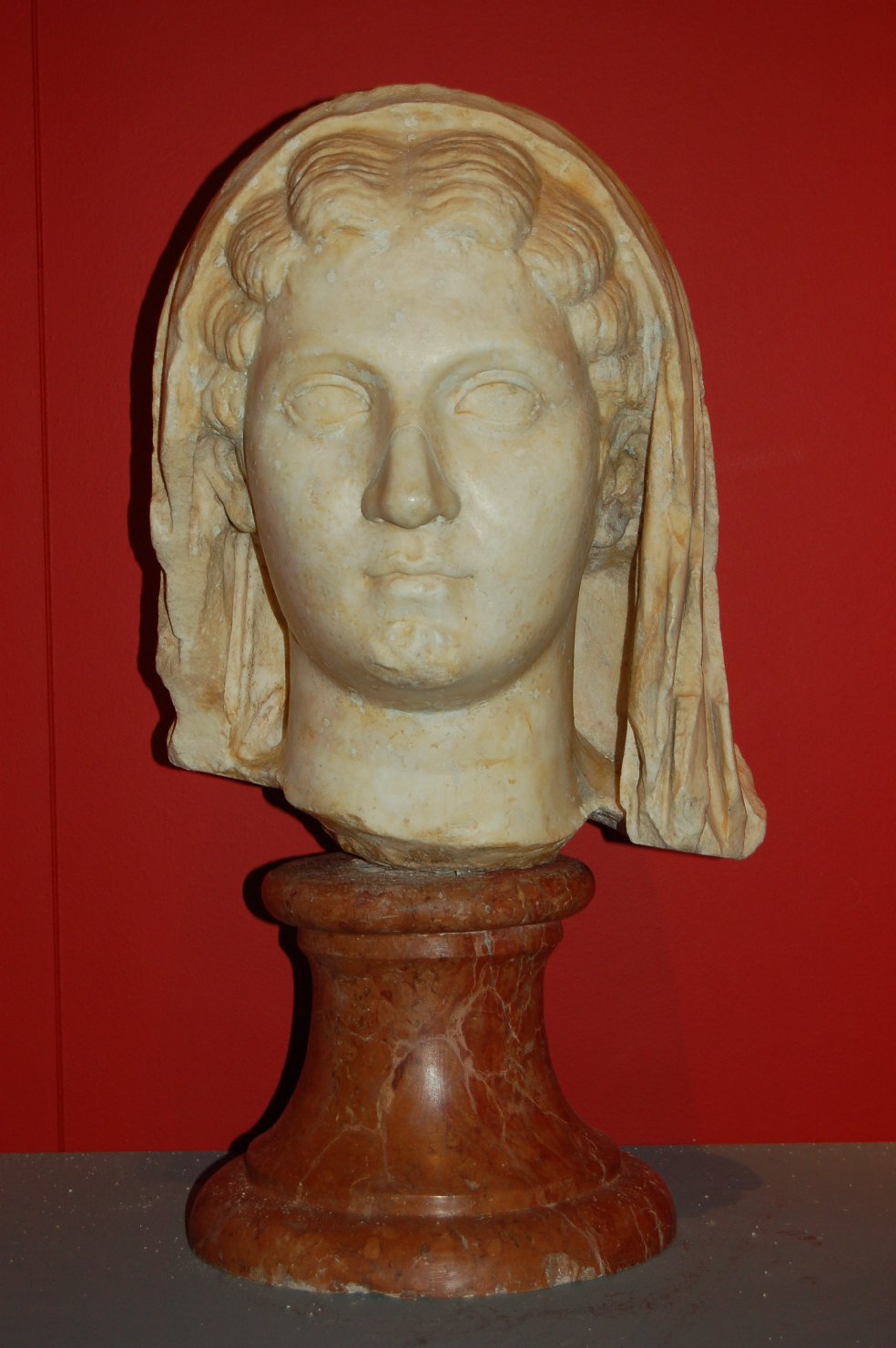 Figura femminile (scultura, frammento) - arte romana (sec. I)