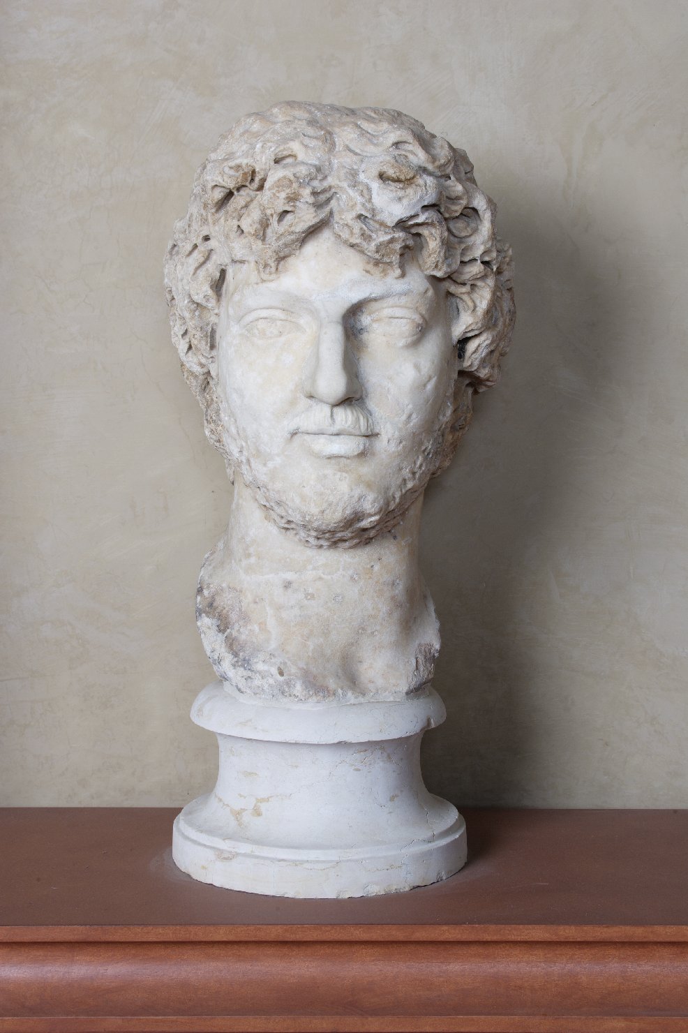 Testa di figura virile (c.d. Barbaro) (scultura, opera isolata) - arte romana (inizio sec. III)