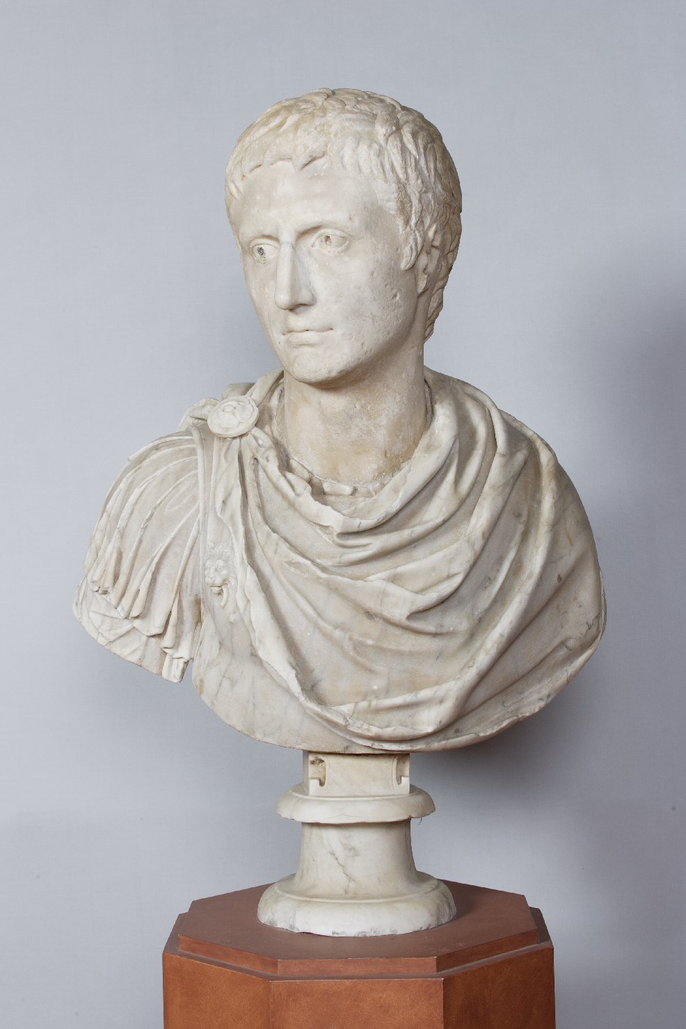 Ottaviano Augusto (busto, opera isolata) - arte romana (primo quarto sec. I)
