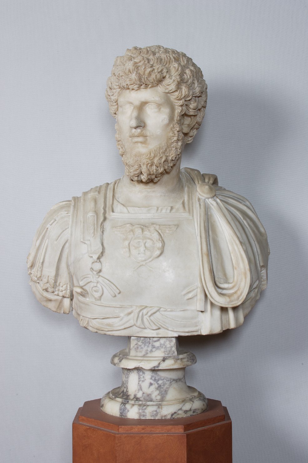 Lucio Vero (busto, opera isolata) - arte romana (sec. II)