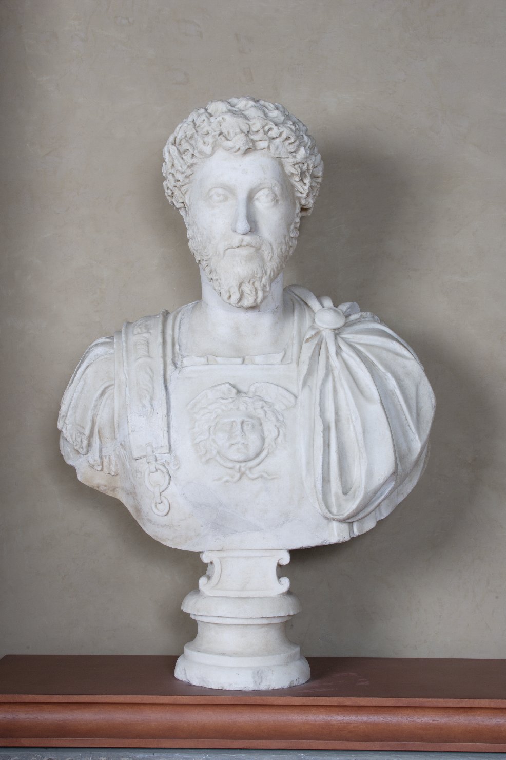 Marco Aurelio (busto, opera isolata) - arte aulica romana antica (seconda metà sec. II)