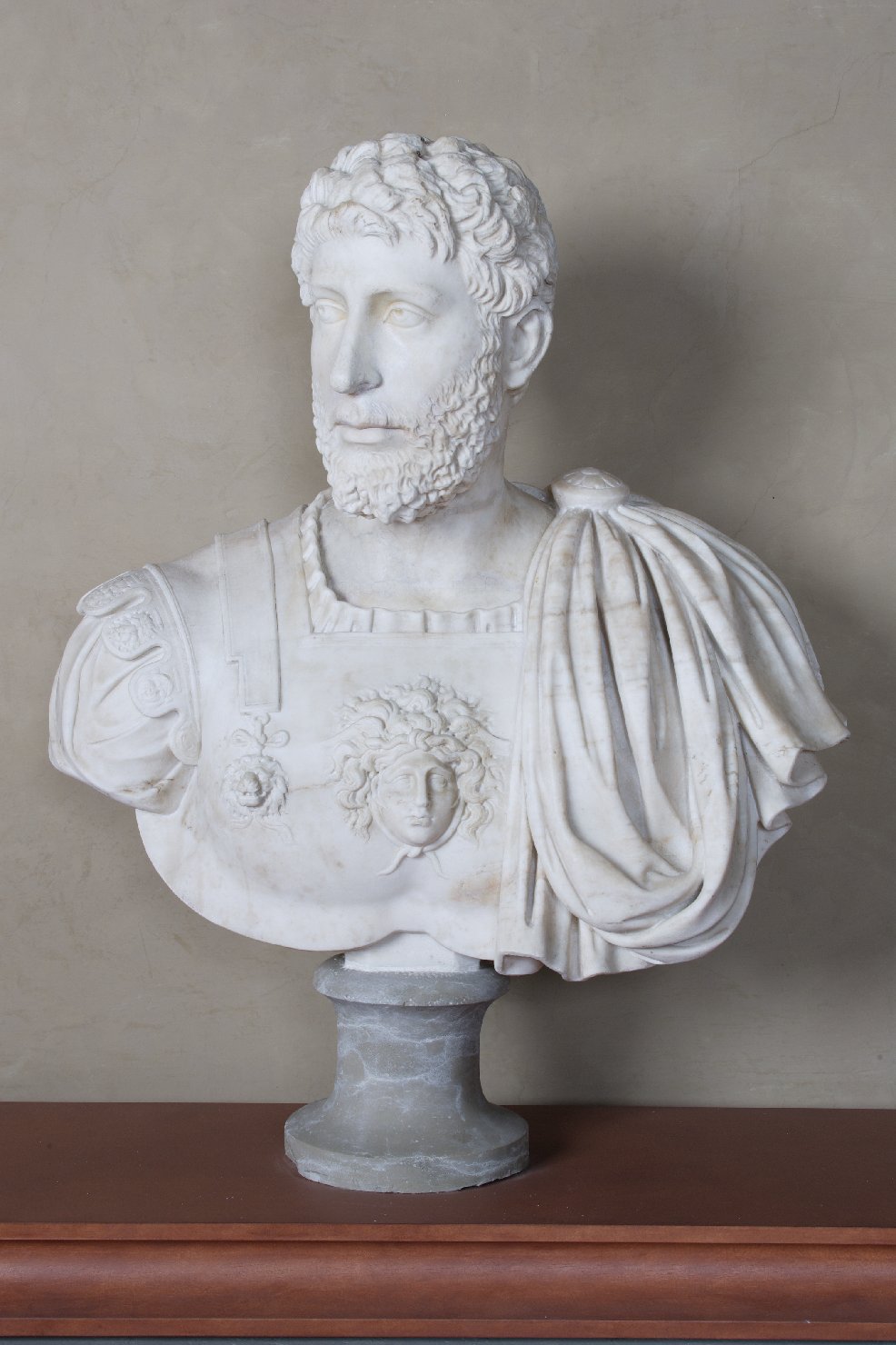 Ritratto virile (busto, opera isolata) - arte romana (ultimo quarto sec. II)