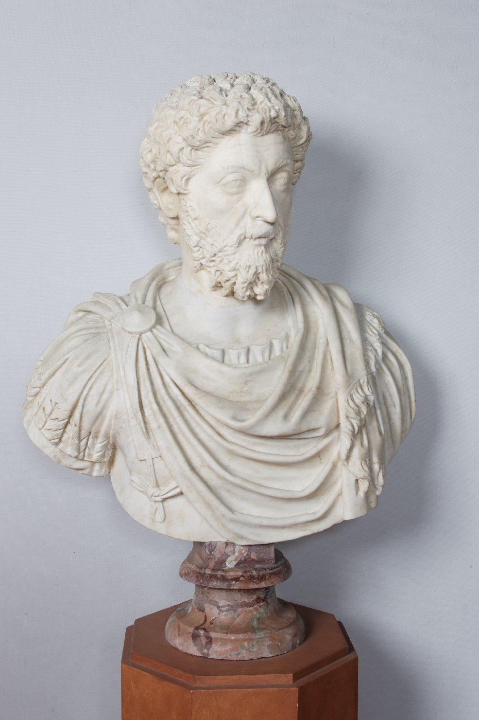 Marco Aurelio (busto, opera isolata) - arte romana (seconda metà sec. II)