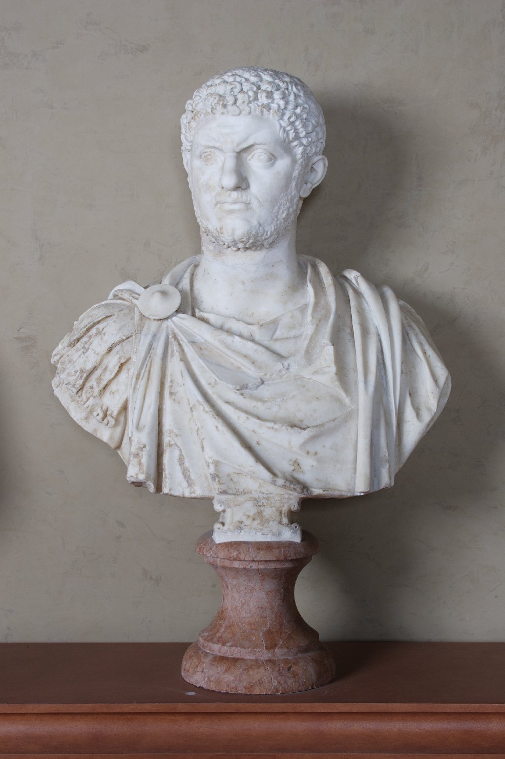 Caracalla (busto, opera isolata) - arte romana (terzo quarto sec. I)