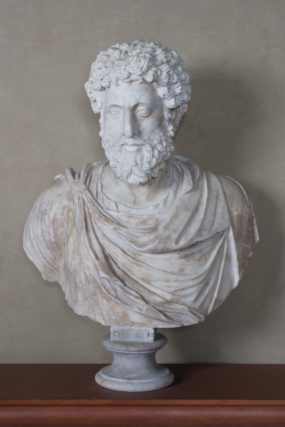 Imperatore Marco Aurelio (busto, opera isolata) - arte romana (sec. XVI)