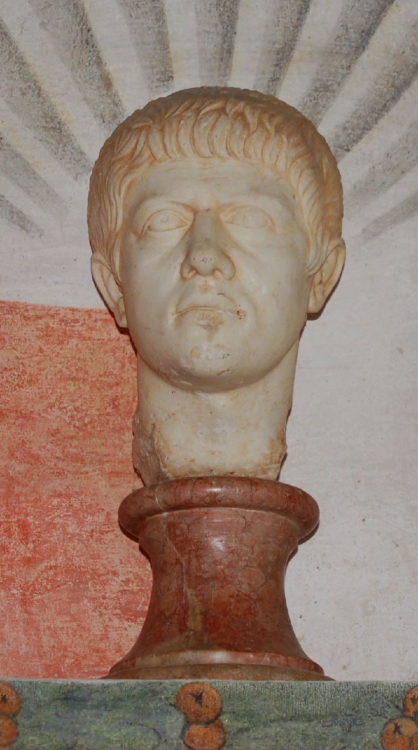 Ritratto di giovane (testa) (statua, frammento) - arte romana (metà sec. I)