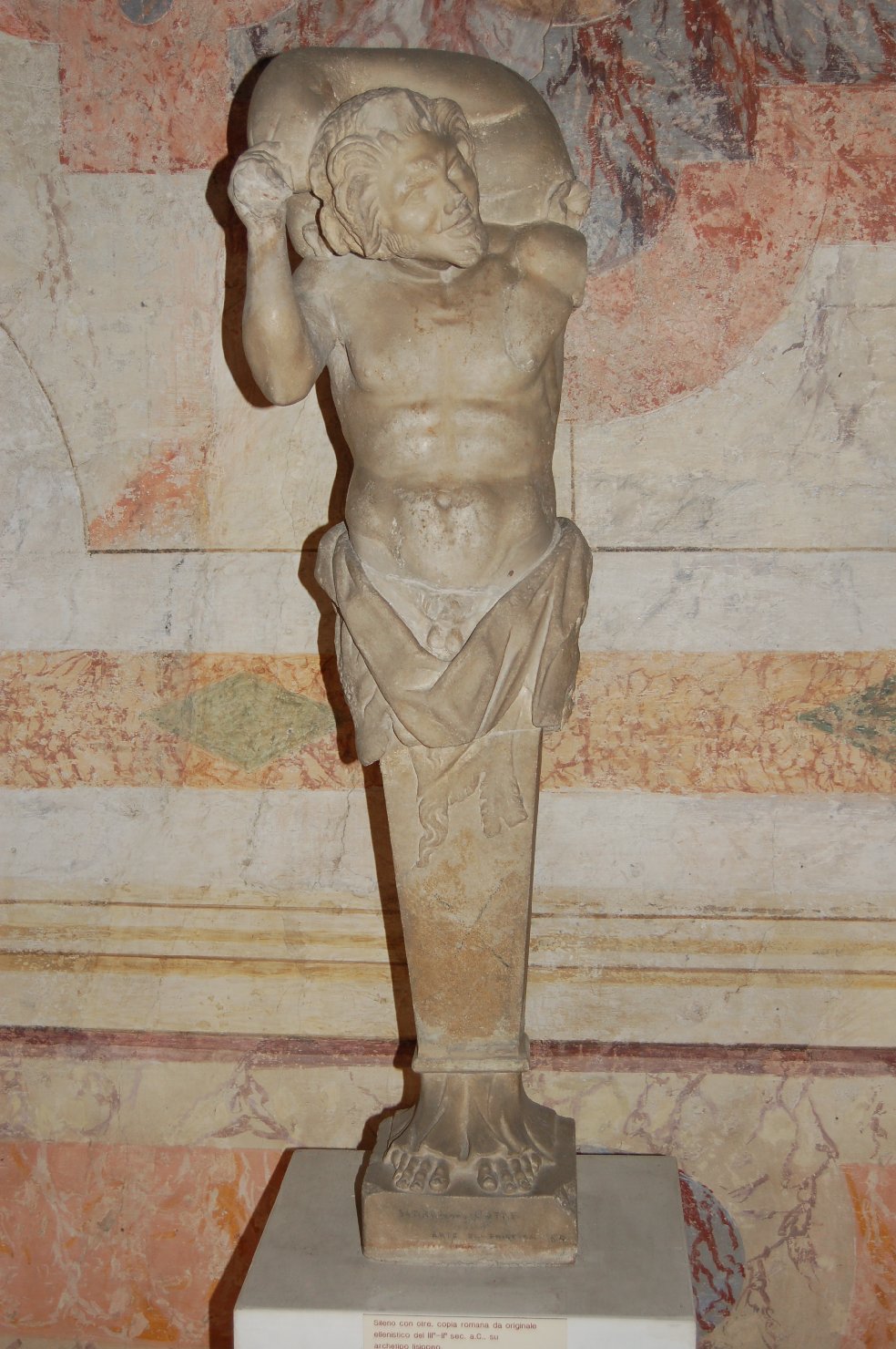 Satiro (trapezoforo) - arte romana (secc. I/ II)