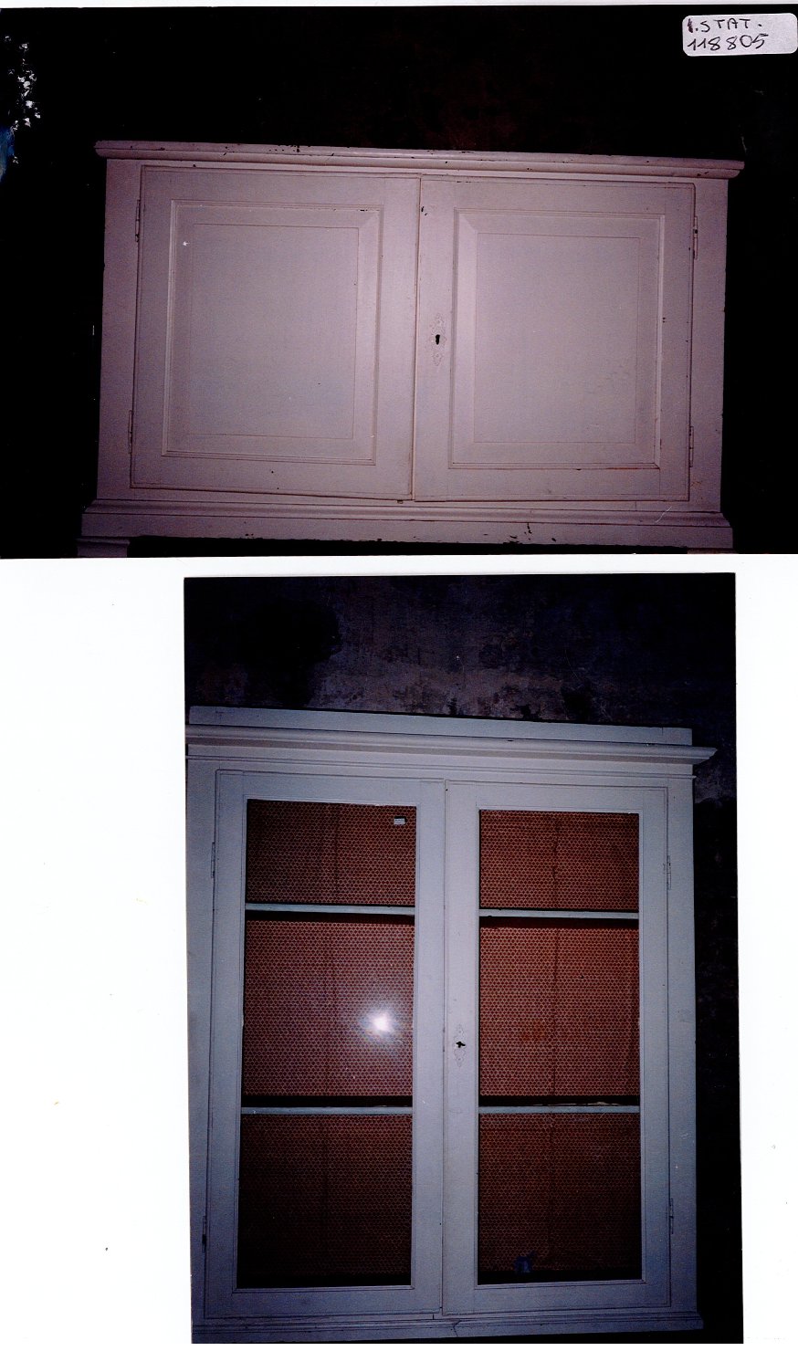 armadio libreria, opera isolata - ambito Italia settentrionale (seconda metà sec. XIX)