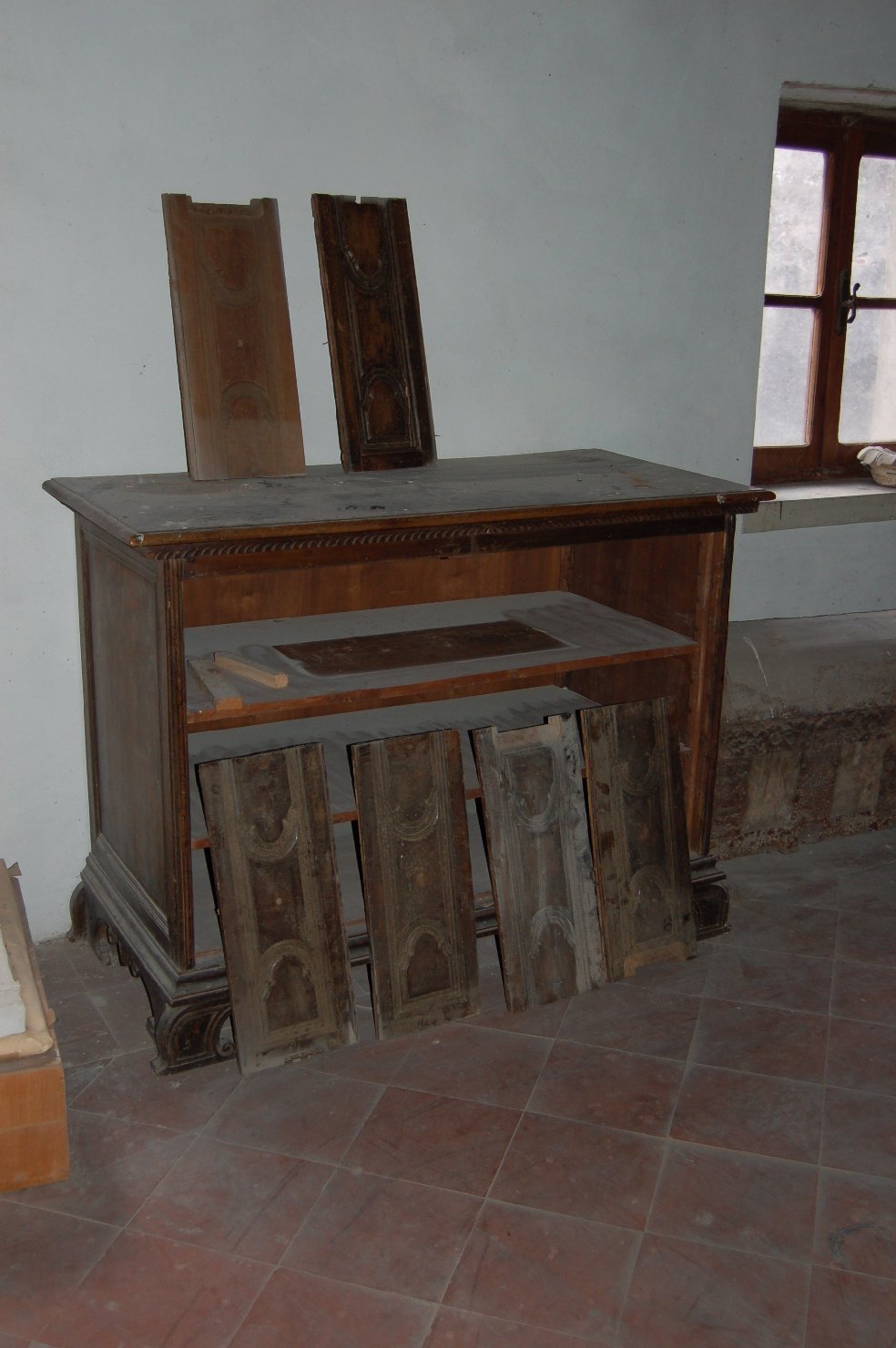 cassettone, opera isolata - ambito mantovano (sec. XVII)