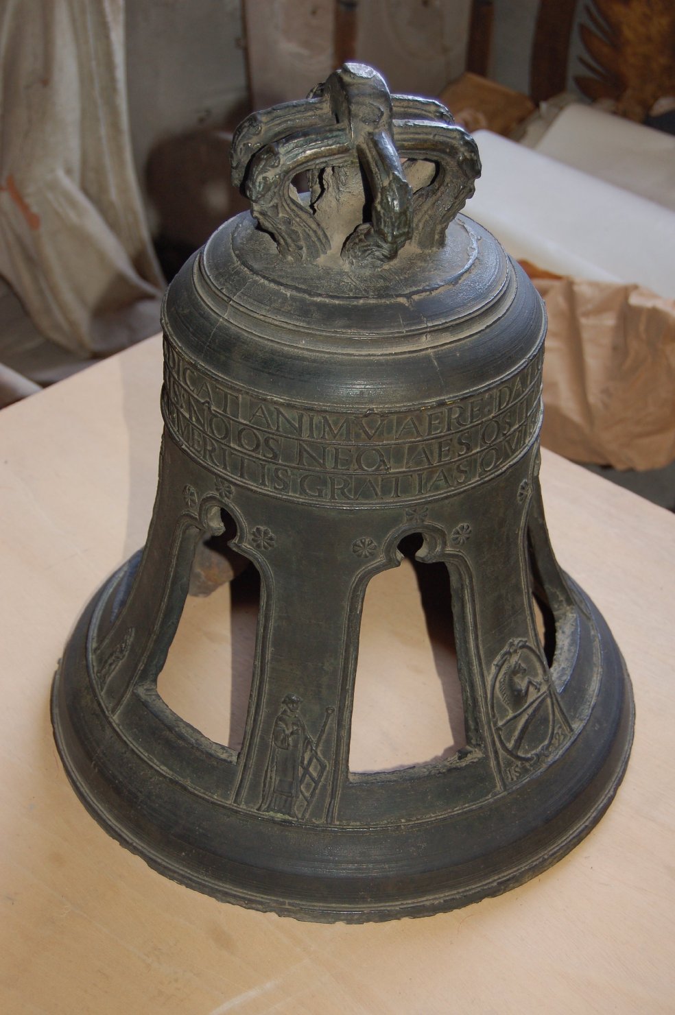 campana, opera isolata - manifattura mantovana (sec. XVI)