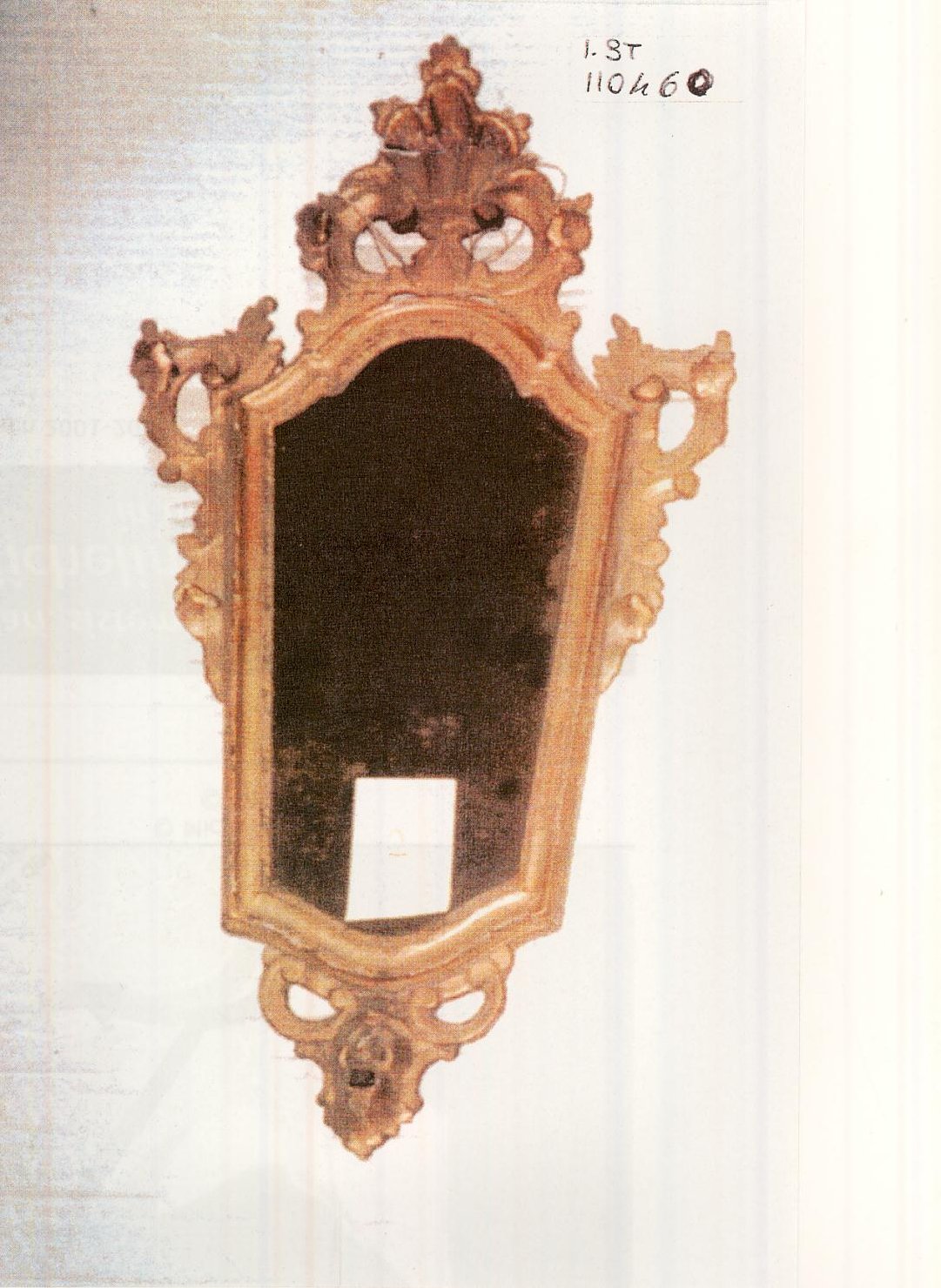 specchio, serie - ambito Italia settentrionale (prima metà sec. XVIII)