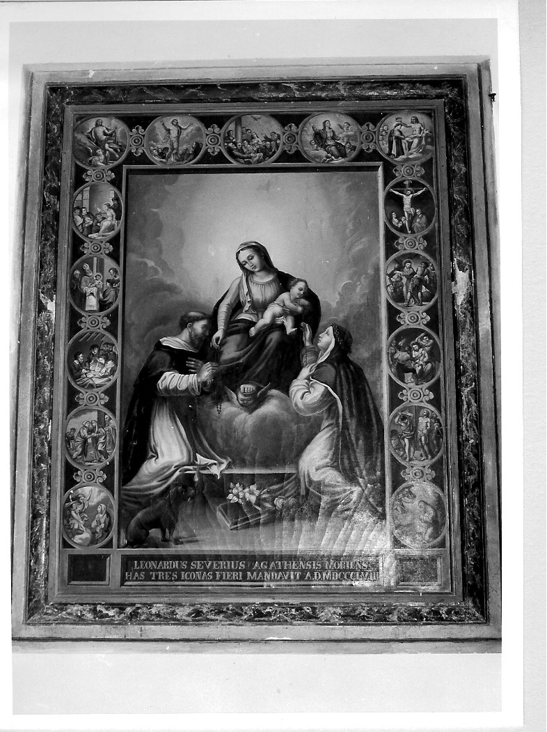 Madonna del Rosario (dipinto) - ambito emiliano (sec. XIX)
