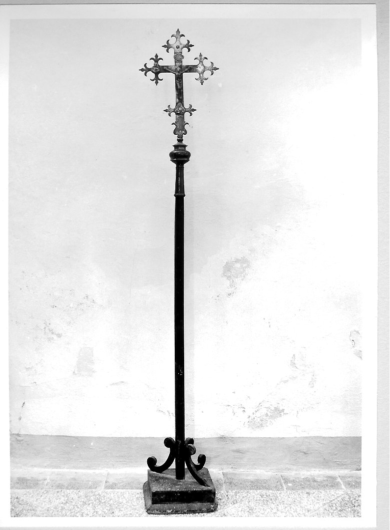 croce processionale - bottega marchigiana (sec. XIX)