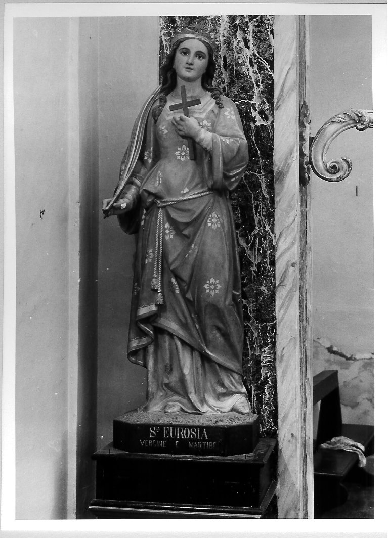 Sant'Eurosia (statua) - bottega marchigiana (fine/inizio secc. XIX/ XX)