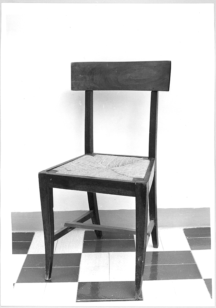 sedia, serie - bottega marchigiana (prima metà sec. XX)